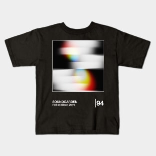 Soundgarden / Minimalist Style Graphic Design Kids T-Shirt